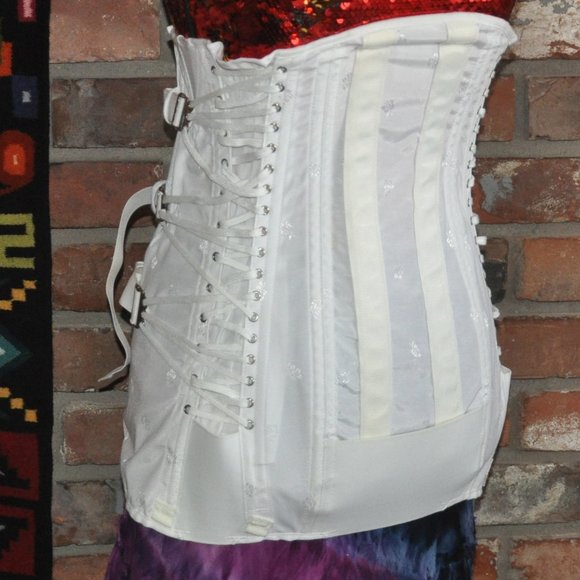 New SteamPunK Fan Lacing, UnderBust Corset, Waist Cincher, Medical Girdle Fetish - Picture 4 of 5